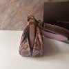 Bottega Veneta Dahlia Burano Python fialová kabelka
