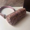 Bottega Veneta Dahlia Burano Python fialová kabelka