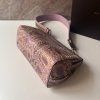 Bottega Veneta Dahlia Burano Python fialová kabelka