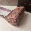 Bottega Veneta Dahlia Burano Python fialová kabelka