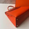 Hermès oranžová Kelly, epsom kůže