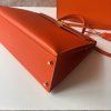 Hermès oranžová Kelly, epsom kůže