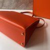 Hermès oranžová Kelly, epsom kůže