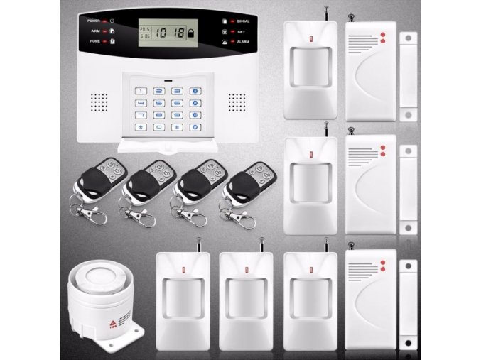 5172 bezdratovy bezpecnostni system s vysilacem gsm alarm