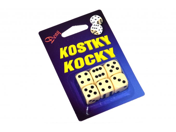 83417 kostky hraci 6ks