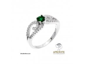 Stříbrný prsten značky Afrodite Ag 925 (Velikost prstenu 49)