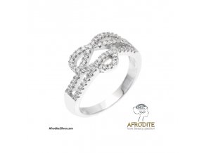 Stříbrný prsten značky Afrodite Ag 925 (Velikost prstenu 49)