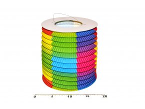 68861 lampion valec rainbow 15 cm