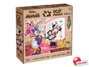 77240 minnie a daisy eco puzzle 24 2v1 70x50cm