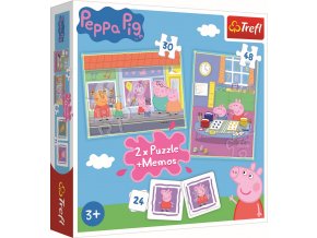 79103 trefl puzzle pexeso peppa pig