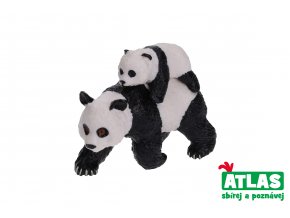 69842 d figurka panda s mladetem