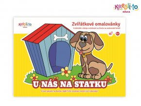 85836 zviratkove omalovanky u nas na statku