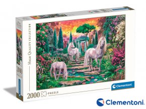 82016 clementoni puzzle 2000 klasicti zahradni jednorozci