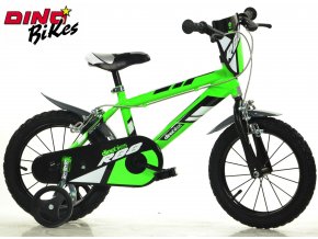 76250 dino bikes detske kolo 14 zelene 2017