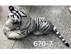 87355 bily tygr 30 cm
