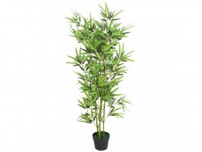 64788 1 umela rostlina bambus s kvetinacem 120 cm zeleny