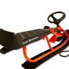 4872 1 skibob sanky s volantem do 75 kg cervene