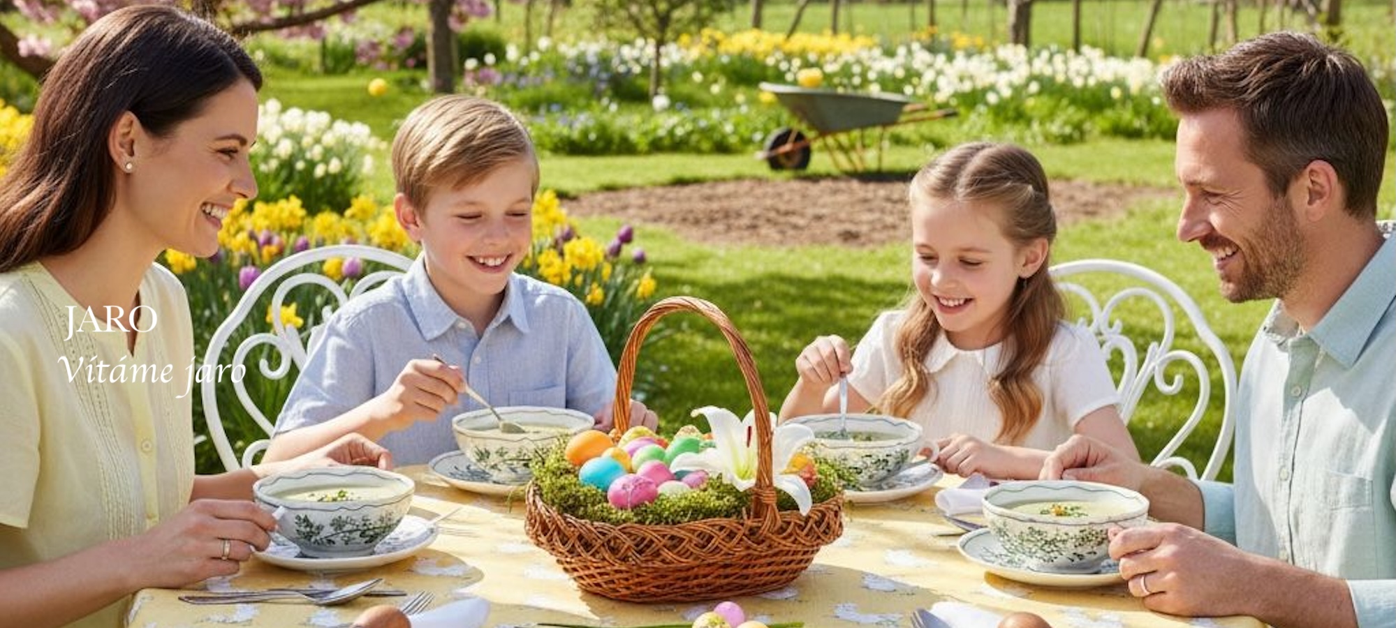 jarní stůl