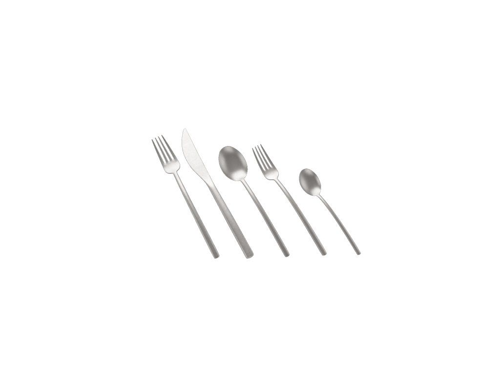 Sada příborů DUE VINTAGE SILVER, stařená stříbrná  Mepra