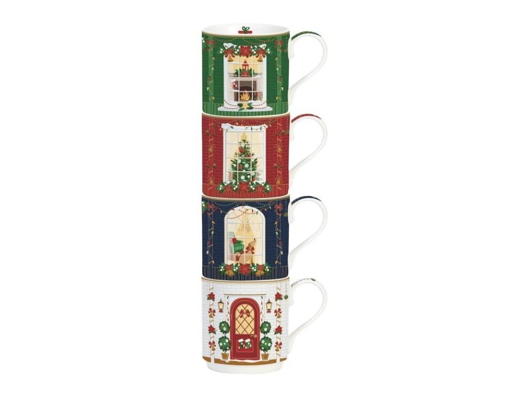 287505 1 287505 1 1317 1 1317 1 1317 1 1317 1 1317 set 4 porcelain stacking mugs 275 ml in color box festive avenue kopie