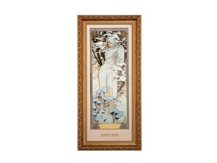 Goebel Mucha Obraz Zima 1900