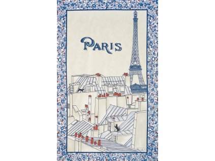 Utěrka LES TOITS 50x80 cm (Barva modrá)