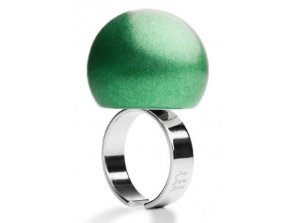 Ballsmania Mátově zelený metalický prsten VERDE MENTA