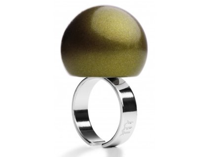 Ballsmania Zelený metalický prsten VERDE ABETE METAL