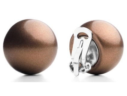 Ballsmania Bronzově hnědé metalické klipsy BRONZO METAL