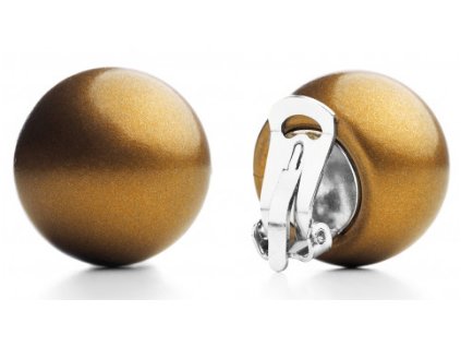 Ballsmania Hnědé metalické klipsy MARRONE DORATO