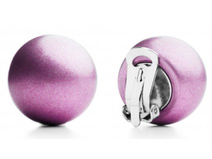 Ballsmania Metalické náušnice VIOLA AMETISTA
