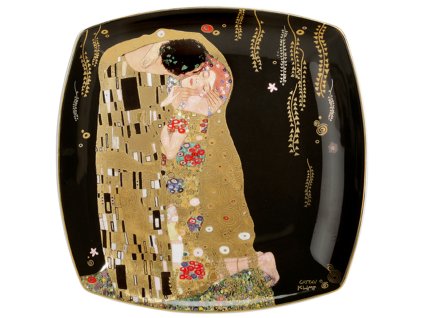 Goebel Klimt Dezertní talíř Polibek