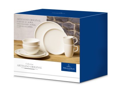 Startovací sada pro 2 osoby 8 ks ARTESANO ORIGINAL, bílá Villeroy & Boch
