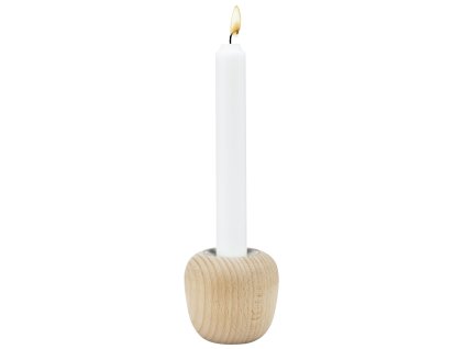OL 103 1 Ora candleholder tealightholder small beech wood candle