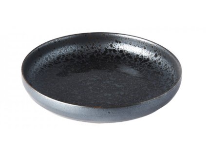 Made In Japan Black Pearl Dezertní talíř s vysokým okrajem 22 cm