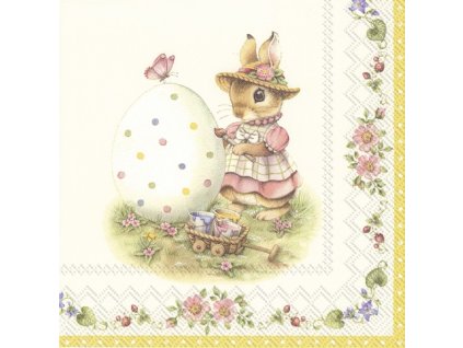 IHR SPRING FANTASY EGG (V&B) malé ubrousky 25x25 cm