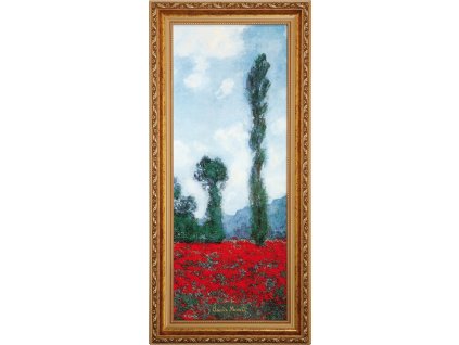 Goebel Monet Obraz Pole s vlčími máky II 57x27 cm