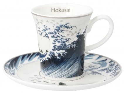 Goebel Hokusai Espresso šálek s podšálkem Velká vlna II
