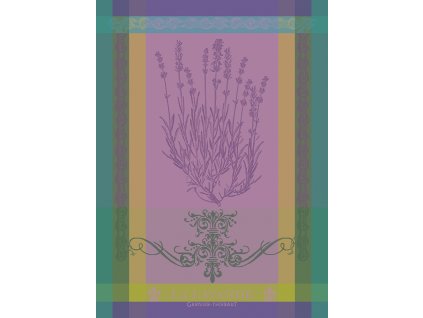 TORCHON LAVANDE MAUVE