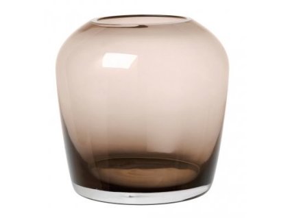 Blomus LETA Hnědá váza 11 cm