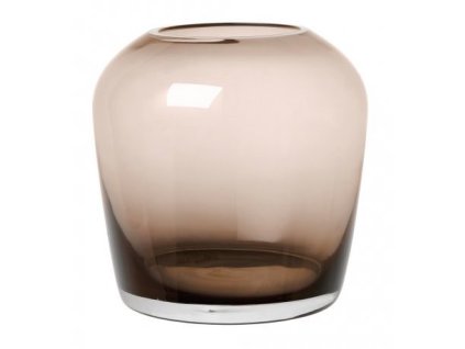 Blomus LETA Hnědá váza 13 cm