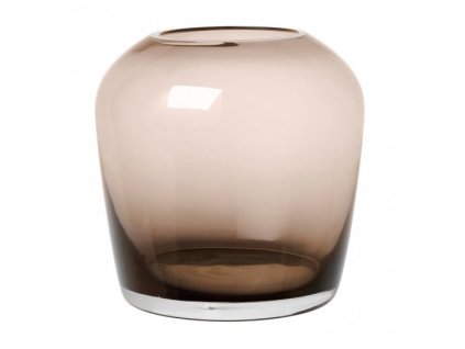 Blomus LETA Hnědá váza 15 cm
