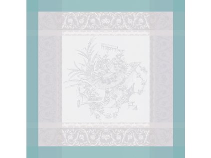Garnier Thiebaut JARDIN DE LA REINE Celadon Ubrousek 55 x 55 cm