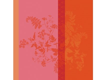 SERVIETTE OMBELLES ROSE