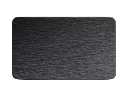 Servírovací obdélníkový talíř MANUFACTURE ROCK, černá  Villeroy & Boch