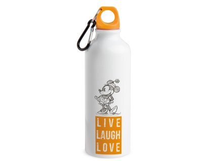 Egan DISNEY LIVE LAUGH LOVE Oranžová nápojová láhev MINNIE 500 ml