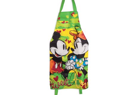 Egan DISNEY LOVE SWEET LOVE Zelená zástěra MICKEY