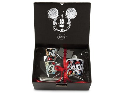 Egan DISNEY MICKEY MOUSE CLASSIC Sada 2 šálků na espresso s cukřenkou MICKEY/MINNIE