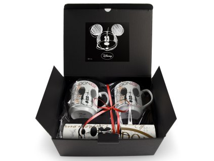 Egan DISNEY COFFEE IN THE CITY Sada 2 stohovatelných hrnků + 2 prostírek PP LONDON
