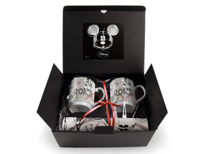 Egan DISNEY COFFEE IN THE CITY Sada 2 stohovatelných hrnků + 2 prostírek PP ROME
